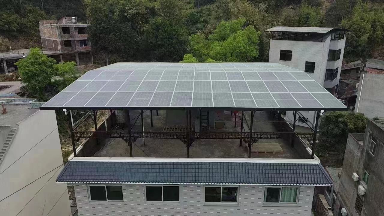 无棣15kw+10kwh自建别墅家庭光伏储能系统